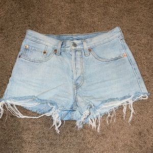 Levi’s Jean shorts cut offs 501 26